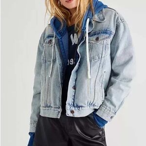Free People Jolene Trucker Denim Jacket | Size xs/small